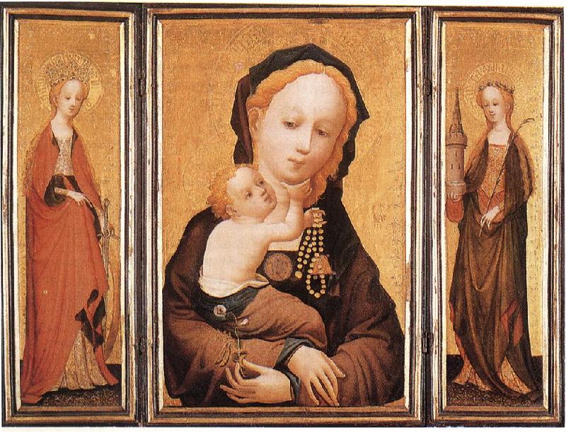 MASTER of Saint Veronica Triptych Sweden oil painting art
